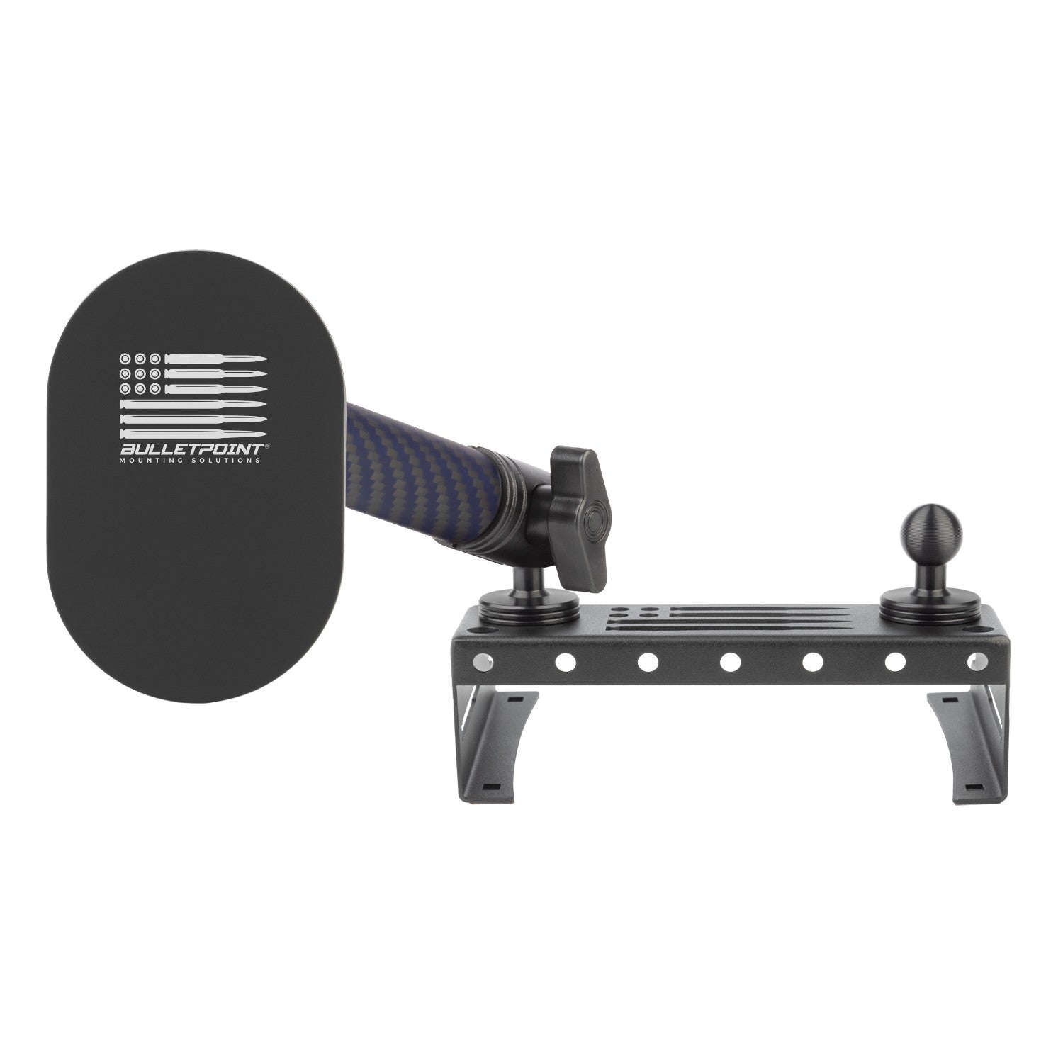 Metal Series 2015-2020 Ford F150 & 2017-2022 F250/F350/450 and 2018-2021 Ford Expedition - Dual 20mm Ball Dash Phone Mount (13th Generation)