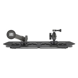 RubiGrid® 2018-2023 Jeep Wrangler JL & 2020-2023 Jeep Gladiator Multi-Device Platform Dash Mount with Black Arms