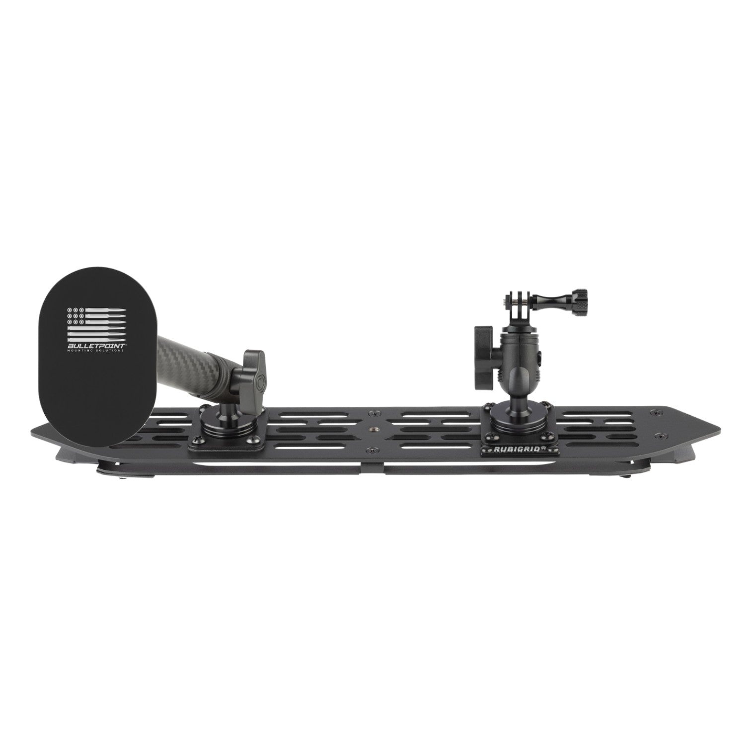 RubiGrid® 2018-2023 Jeep Wrangler JL & 2020-2023 Jeep Gladiator Multi-Device Platform Dash Mount with Black Arms