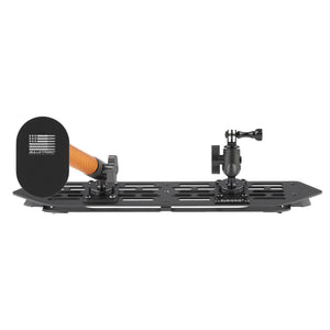 RubiGrid® 2018-2023 Jeep Wrangler JL & 2020-2023 Jeep Gladiator Multi-Device Platform Dash Mount with Orange Arms