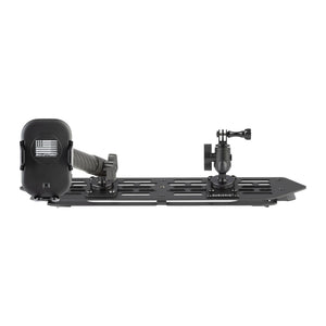 RubiGrid® 2018-2023 Jeep Wrangler JL & 2020-2023 Jeep Gladiator Multi-Device Platform Dash Mount with Black Arms