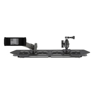 RubiGrid® 2018-2023 Jeep Wrangler JL & 2020-2023 Jeep Gladiator Multi-Device Platform Dash Mount with Black Arms