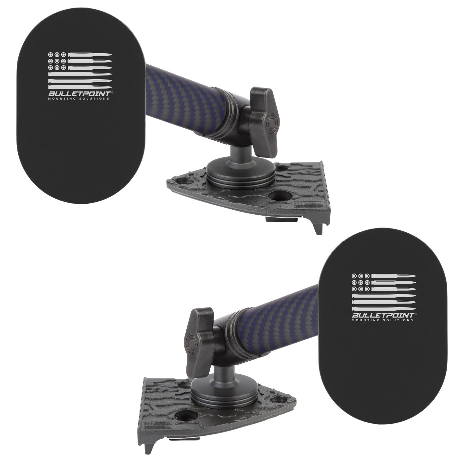 2018-2023 Jeep Wrangler JL + 2020-2023 Jeep Gladiator Driver and Passenger Dual Phone Mount Combo Pack