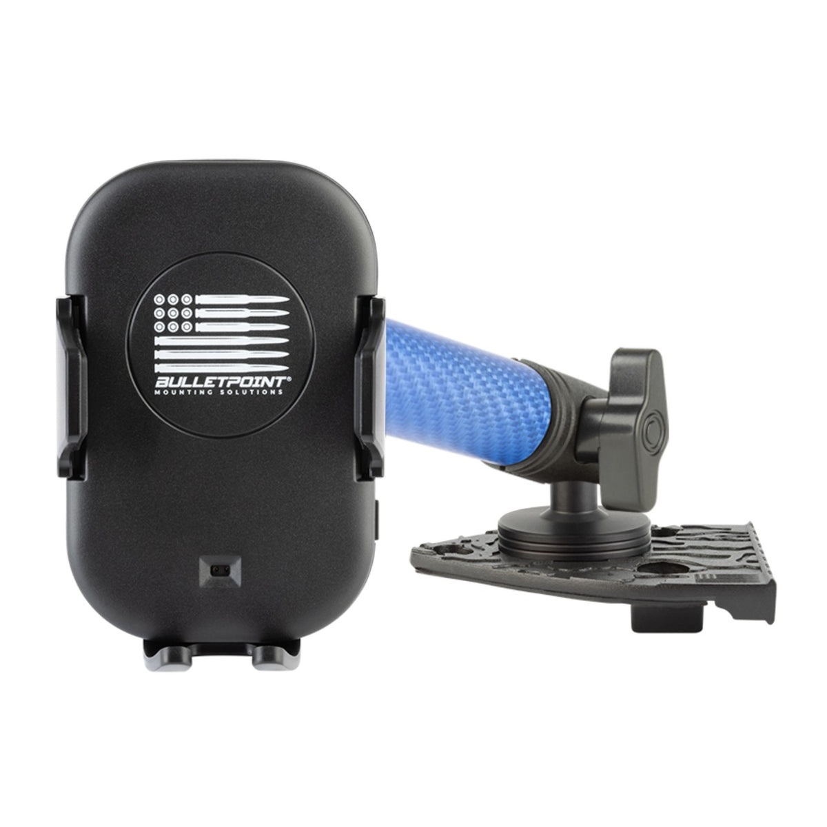 2021-2023 Jeep Wrangler 4xe Single Ball Driver Side Phone Holder with Blue Arm