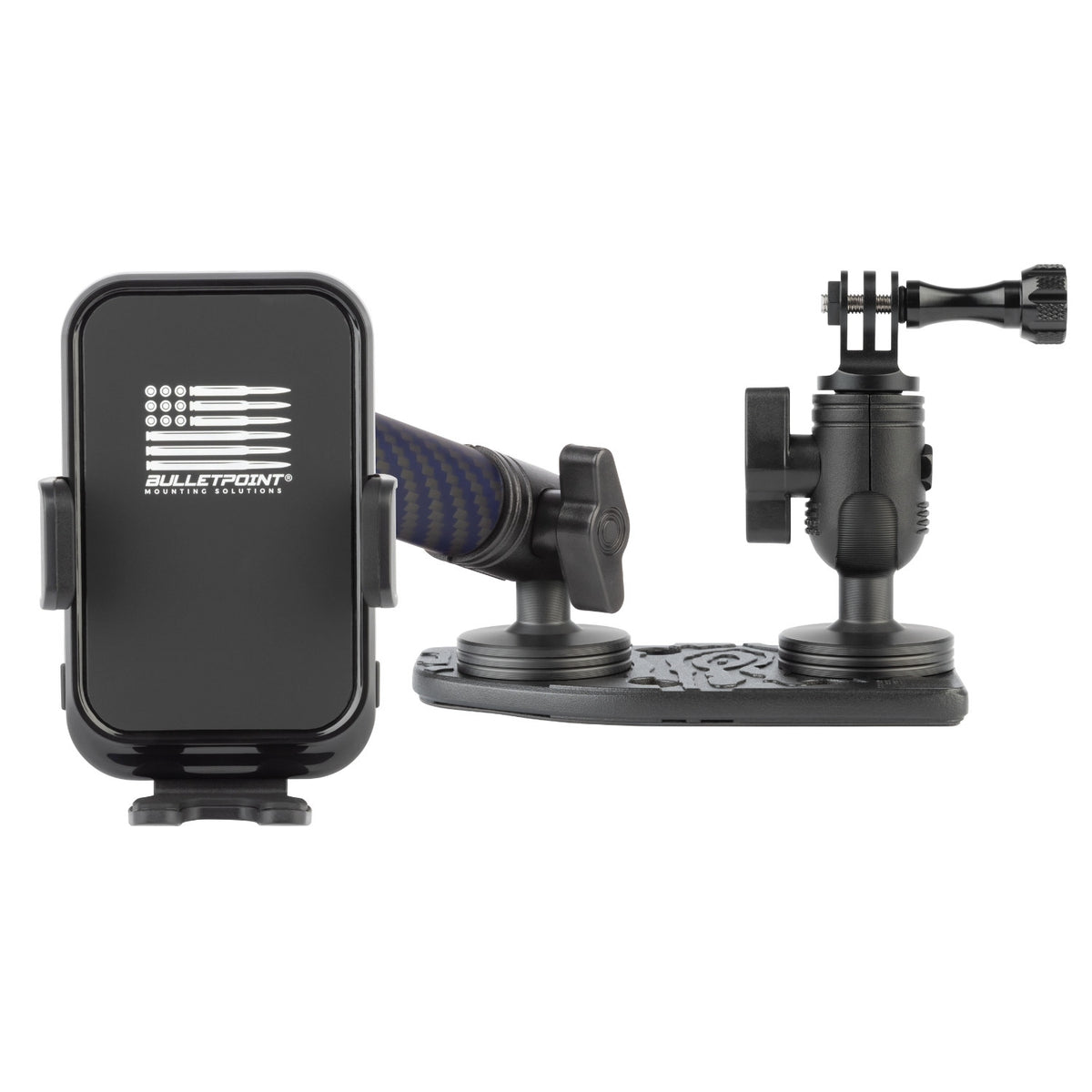 2024+ Jeep Wrangler JL & Jeep Gladiator Driver Side Dual Ball Metal Dash Mount Phone Holder