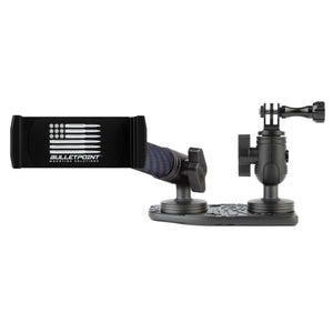 2024+ Jeep Wrangler JL & Jeep Gladiator Driver Side Dual Ball Metal Dash Mount Phone Holder