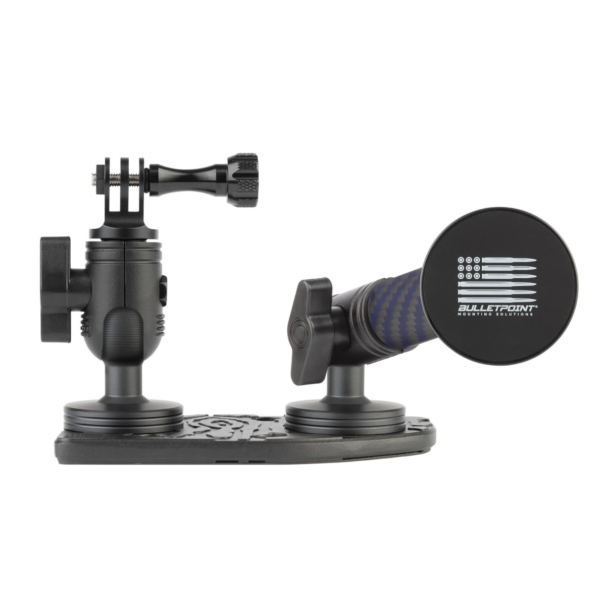 2024+ Jeep Wrangler JL &amp; Jeep Gladiator Passenger Side Dual Ball Metal Dash Mount Phone Holder