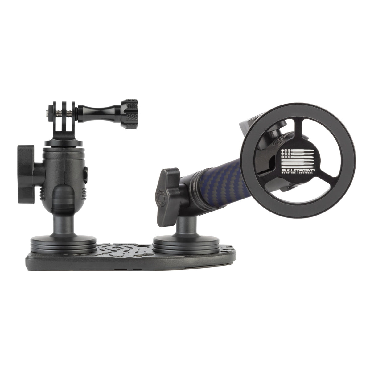 2024+ Jeep Wrangler JL &amp; Jeep Gladiator Passenger Side Dual Ball Metal Dash Mount Phone Holder