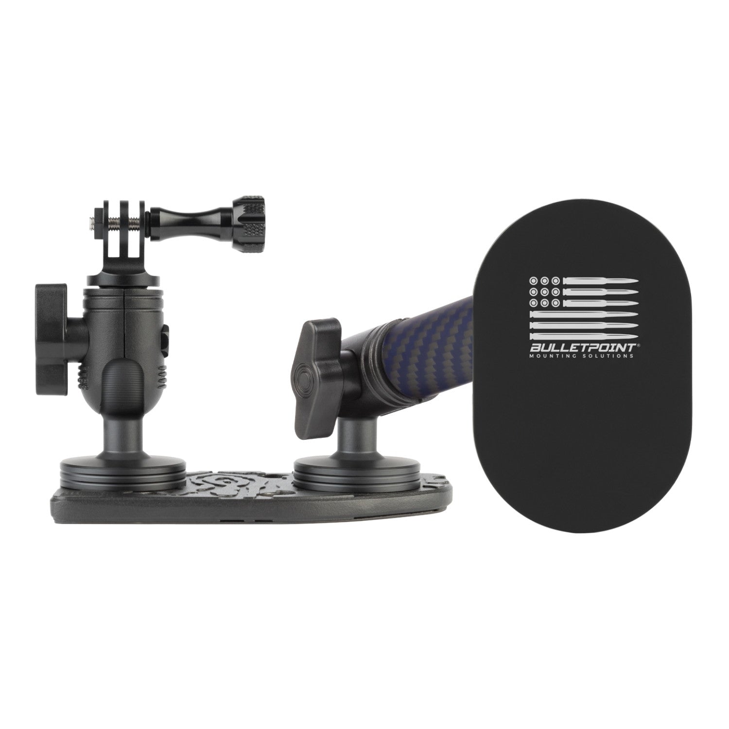 2024+ Jeep Wrangler JL & Jeep Gladiator Passenger Side Dual Ball Metal Dash Mount Phone Holder