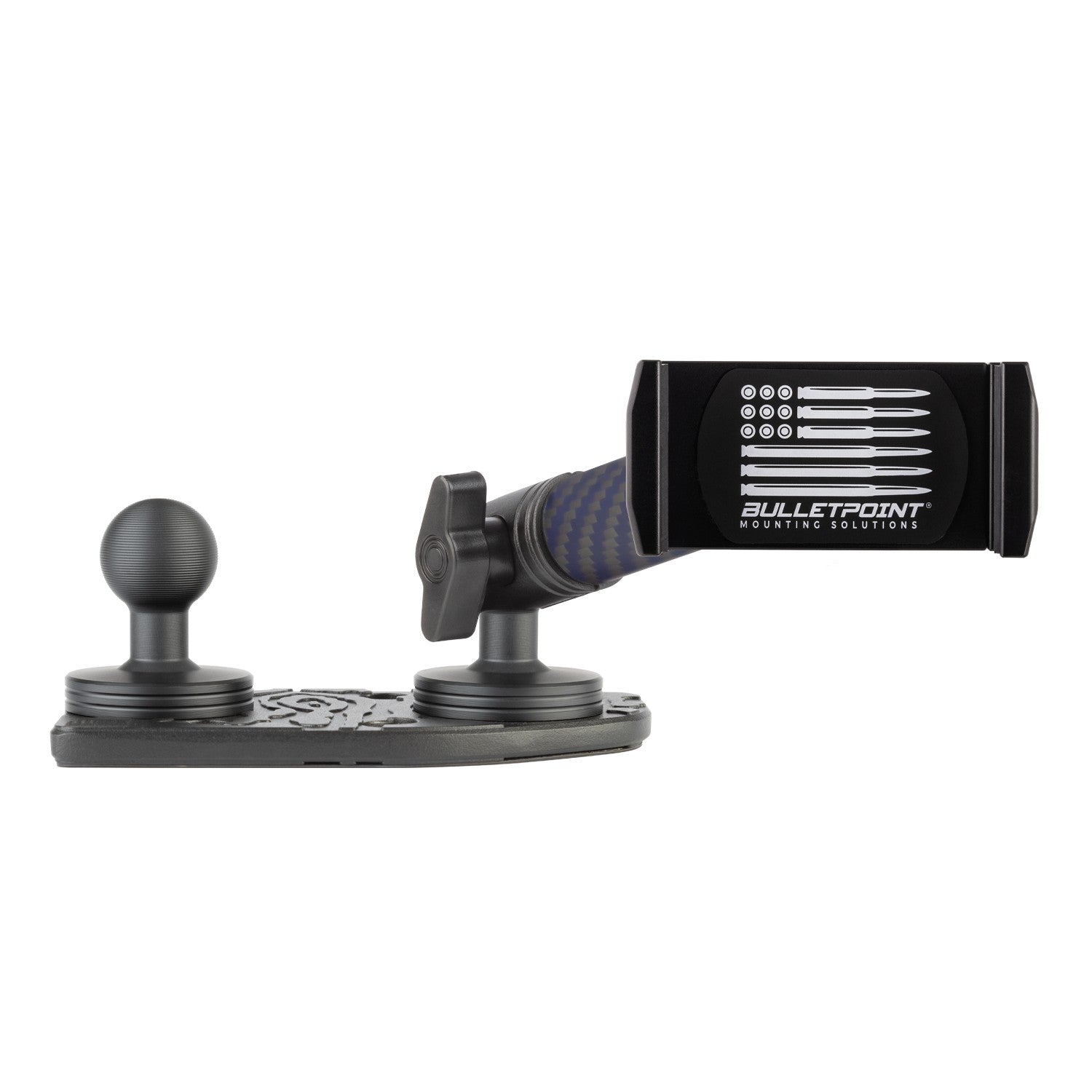 2024+ Jeep Wrangler JL & Jeep Gladiator Passenger Side Dual Ball Metal Dash Mount Phone Holder