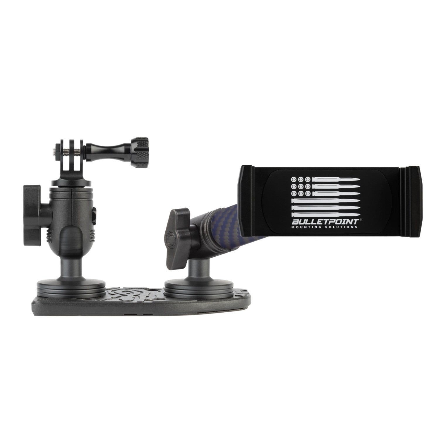 2024+ Jeep Wrangler JL & Jeep Gladiator Passenger Side Dual Ball Metal Dash Mount Phone Holder