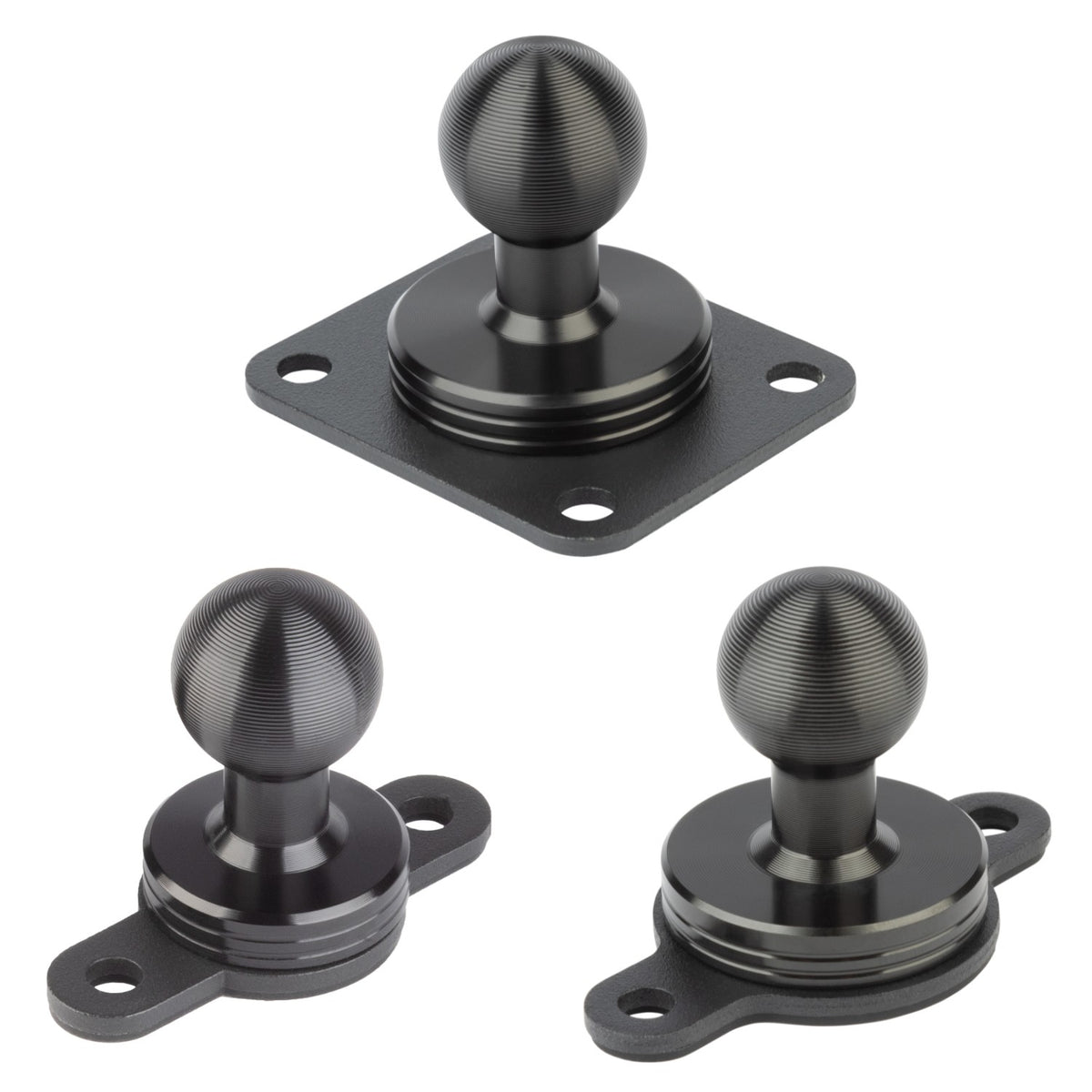 AMPS Compatible 20mm Ball with Metal Mounting Plate