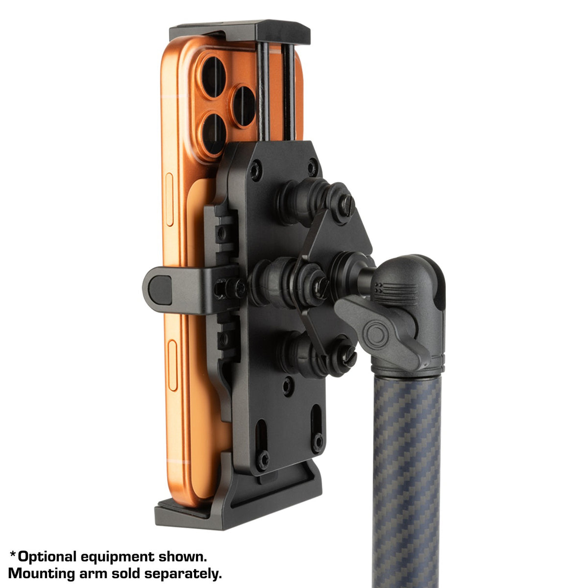 Anti-Vibration Universal Spring-Loaded Phone Holder with 20mm Ball