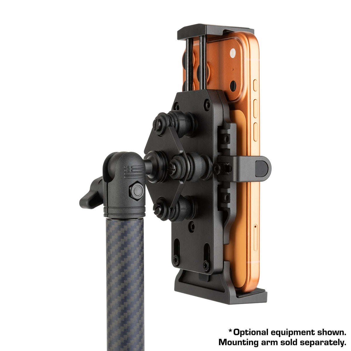 Anti-Vibration Universal Spring-Loaded Phone Holder with 20mm Ball