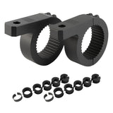 CNC Aluminum Universal Roll Bar Light Mounts (Pair) with Bushings for Various Bar Sizes