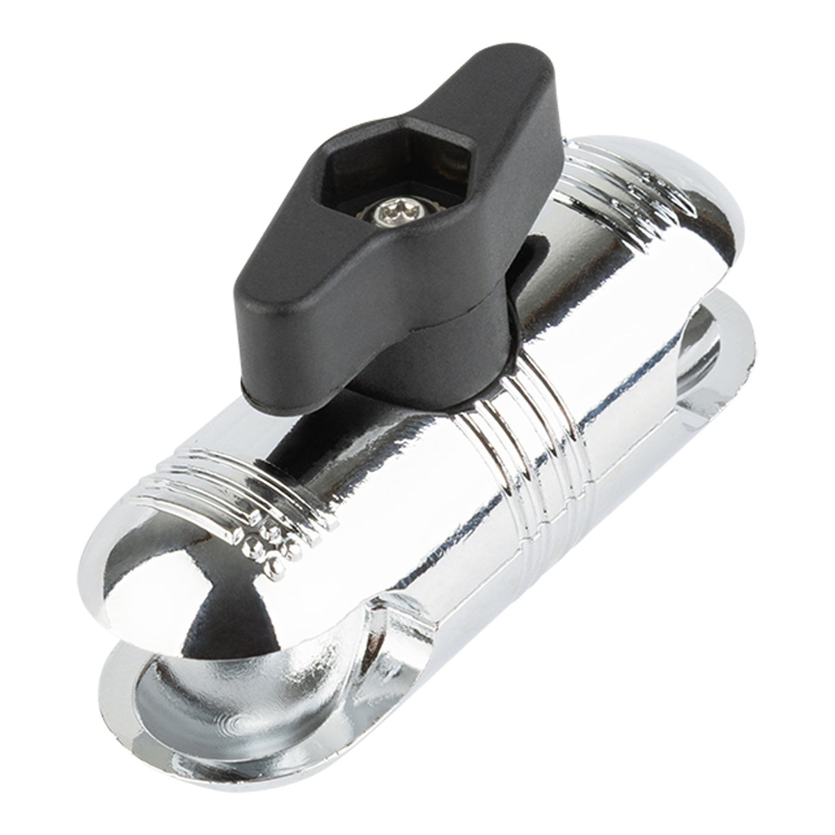 Chrome Micro Mounting Arm with Dual 20mm Connector Ends &amp; Anti-Theft Screw