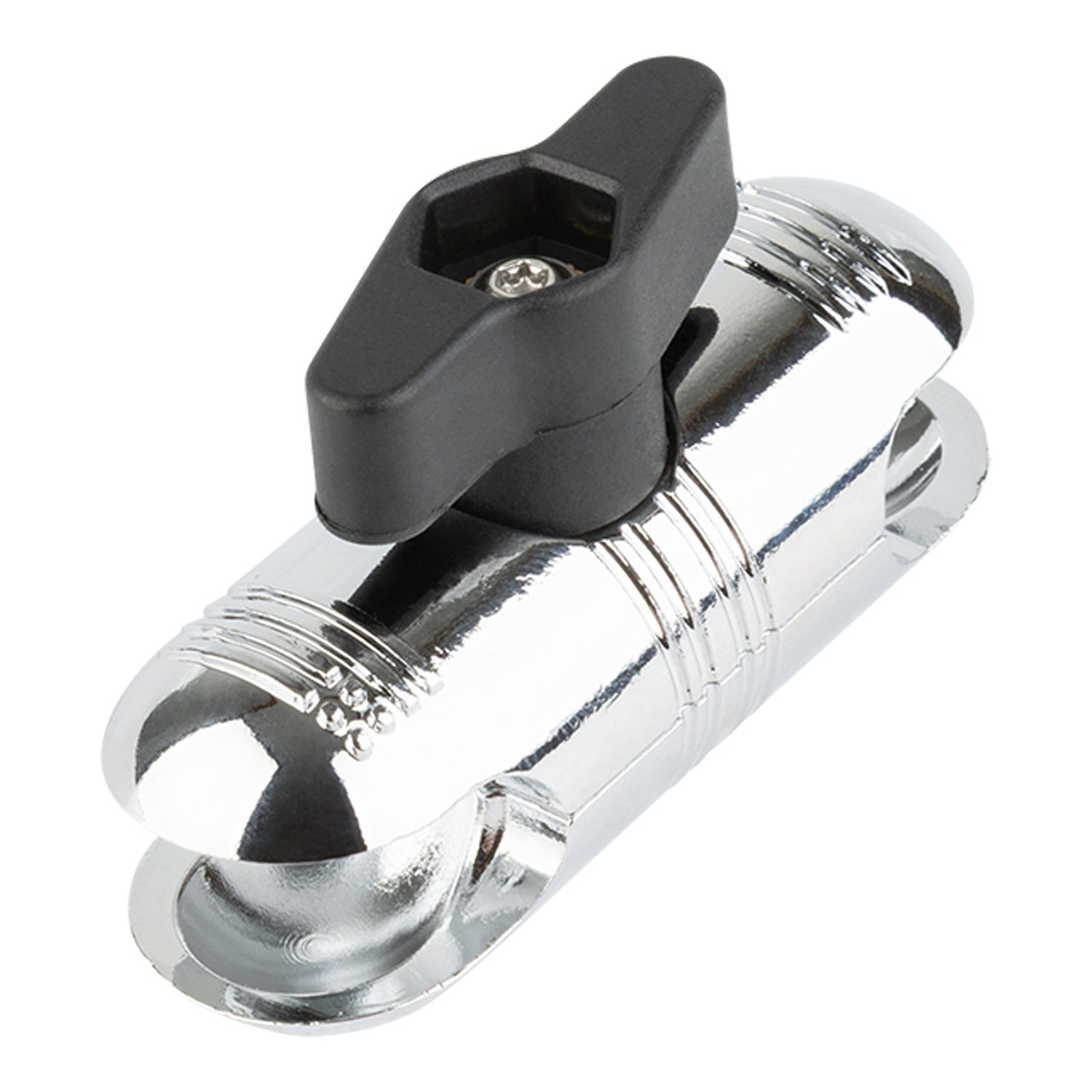Chrome Micro Mounting Arm with Dual 20mm Connector Ends & Anti-Theft Screw
