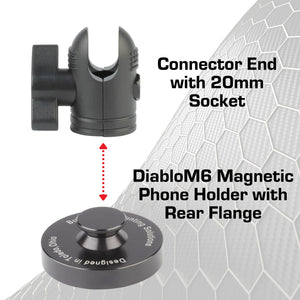 DiabloM6 Magnetic Phone Mount Holder Stubby Edition