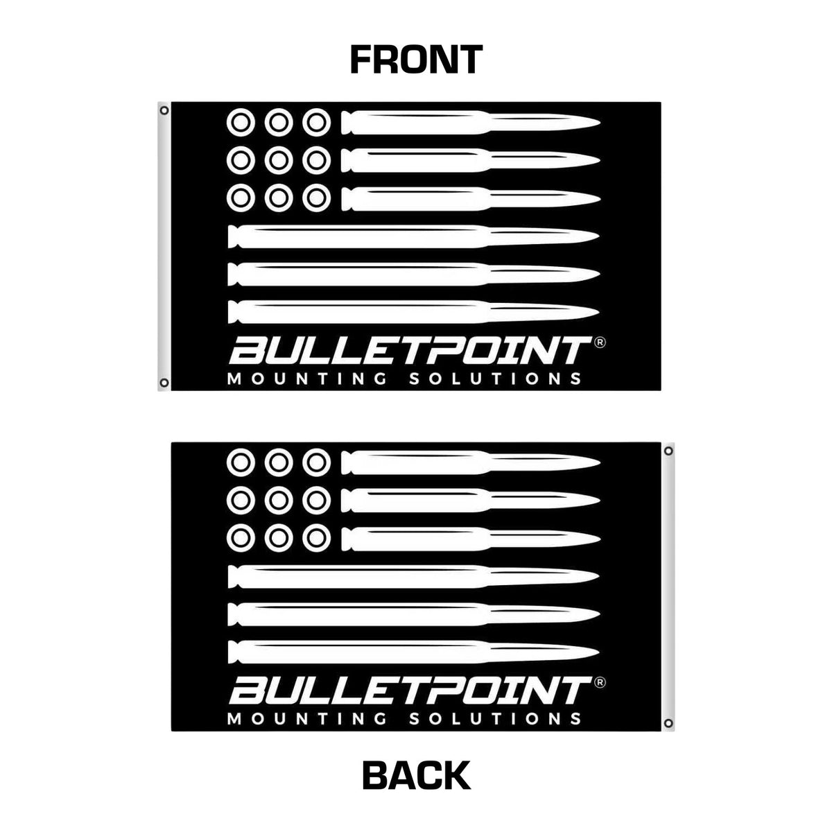 Bulletpoint Mounting Solutions Oversized Flag - Double Sided 59" x 35"