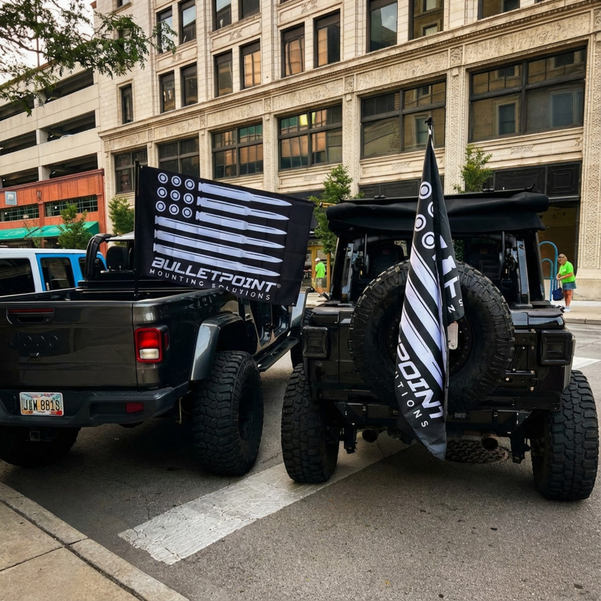 Bulletpoint Mounting Solutions Oversized Flag - Double Sided 59" x 35"