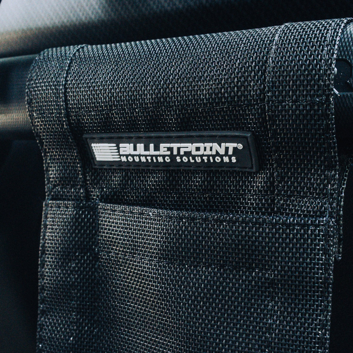 Bulletpoint Multi-Purpose Grab Bar Mesh Storage Bag with Hook &amp; Loop Fastener