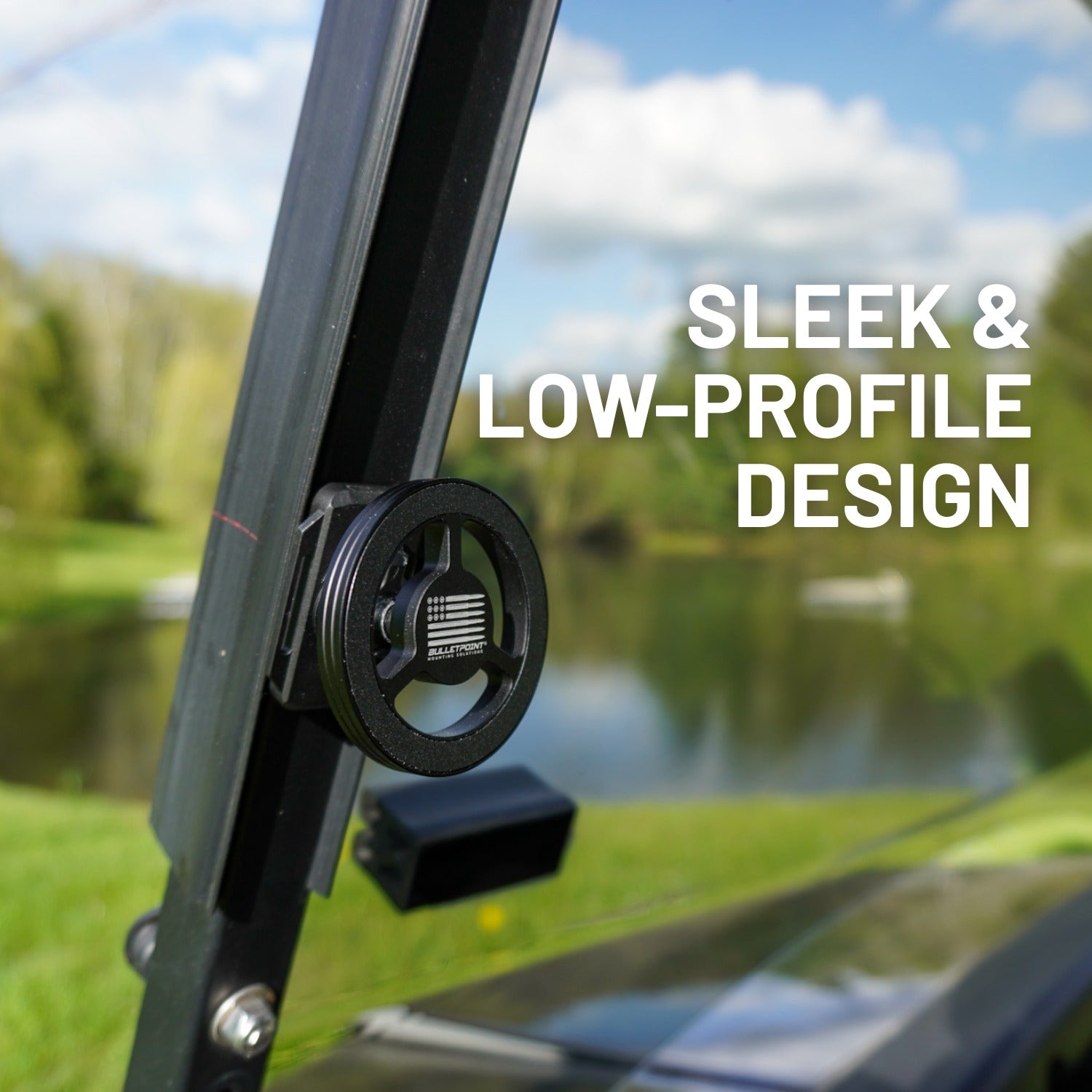 Universal CNC Aluminum Magnetic MagSafe Phone Holder for Golf Carts, Gym Equipment & Metal Surfaces
