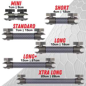 Carbon Fiber/Kevlar Hybrid Mount Arm - Matte Finish