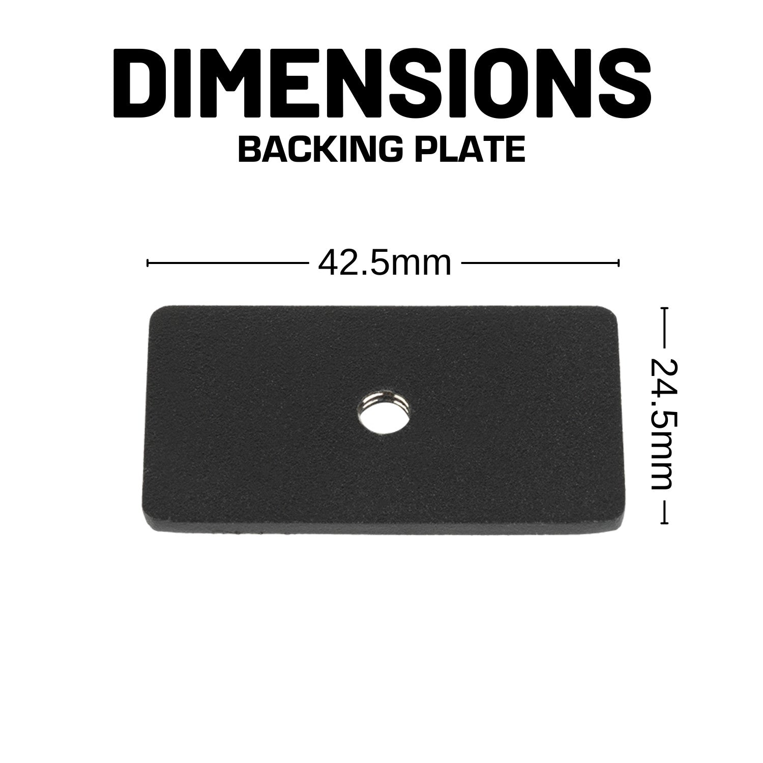 Aluminum Rocker Switch Panel Mount with Integrated 20mm Ball