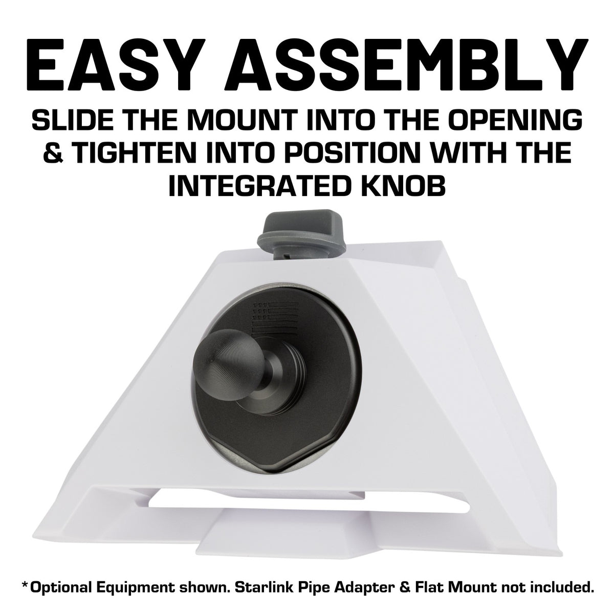 Starlink Mini CNC Aluminum Satellite Dish Mount with 20mm Ball