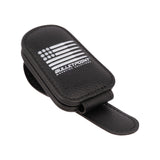 Leather Sunglasses Holder for Sun Visor with Strong Magnetic Closure