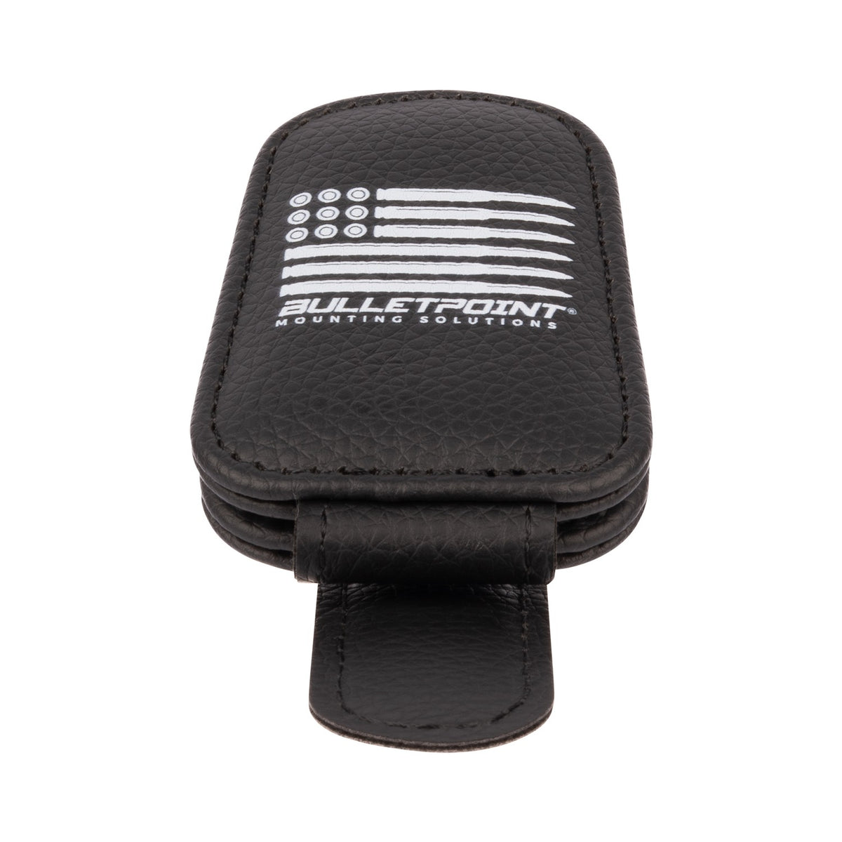 Leather Sunglasses Holder for Sun Visor with Strong Magnetic Closure