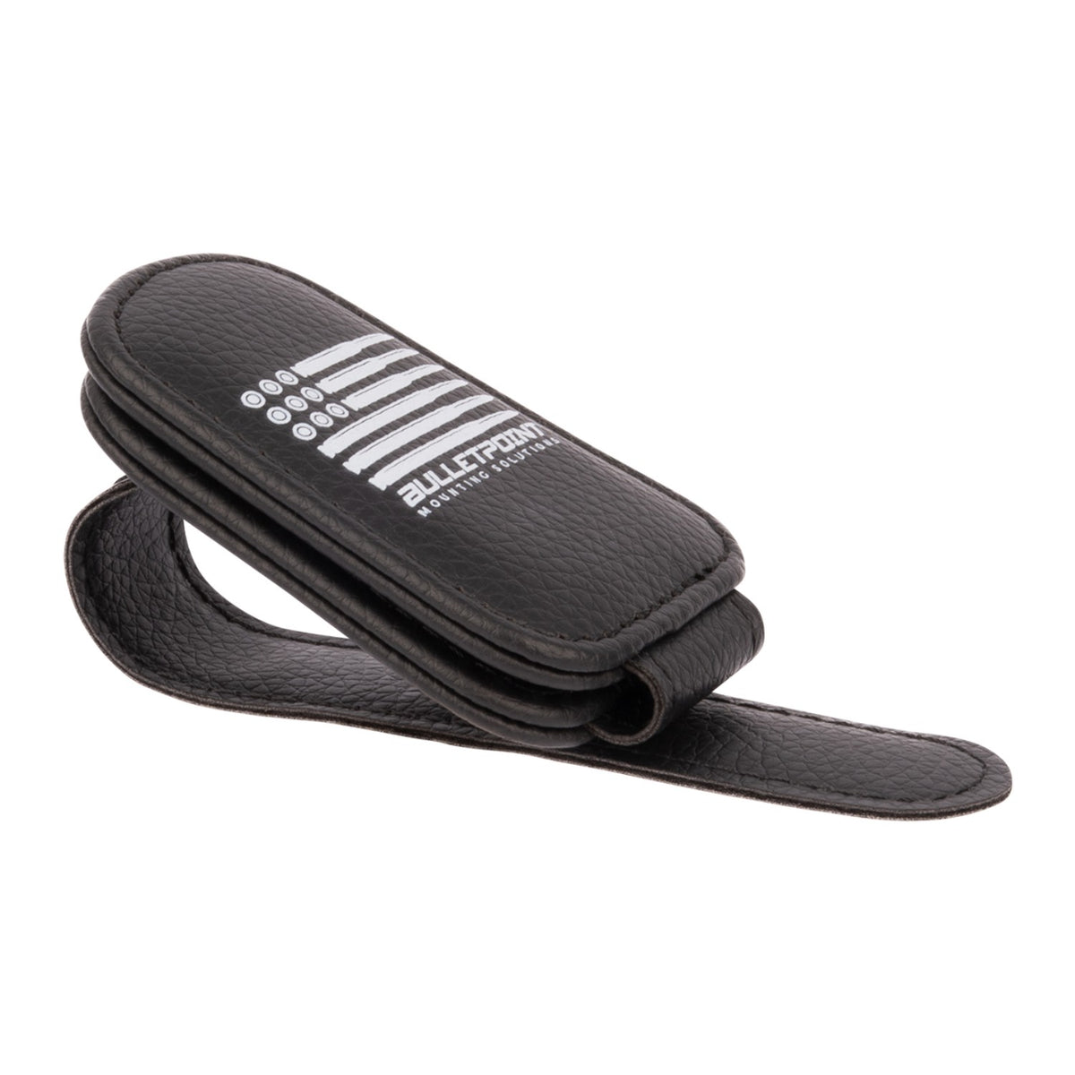 Leather Sunglasses Holder for Sun Visor with Strong Magnetic Closure