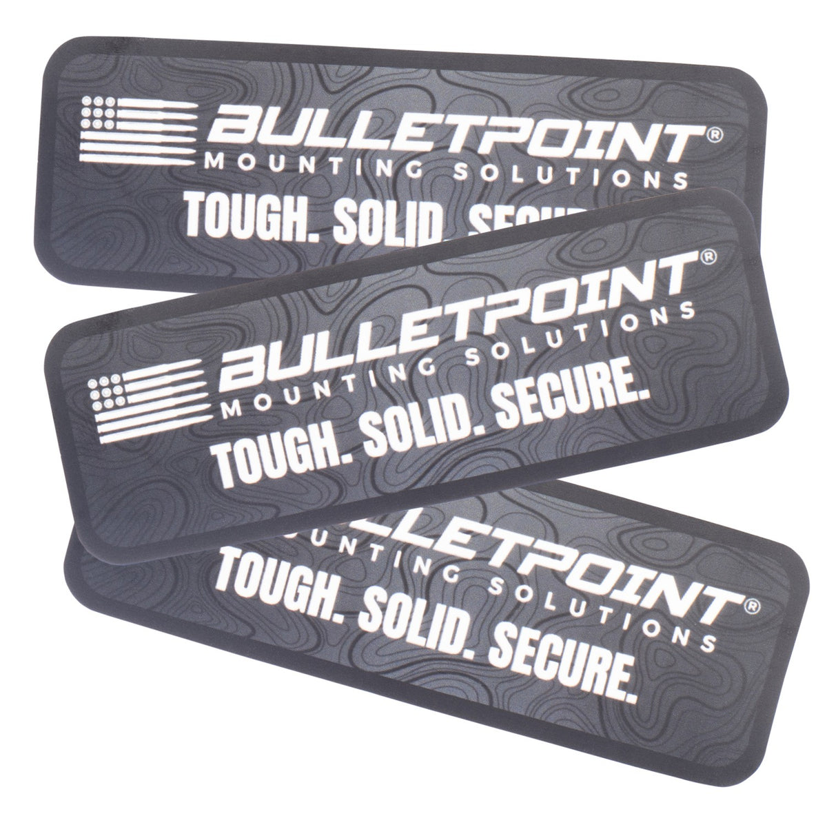 Bulletpoint Mounting Solutions Tough Solid Secure Decal 3-Pack