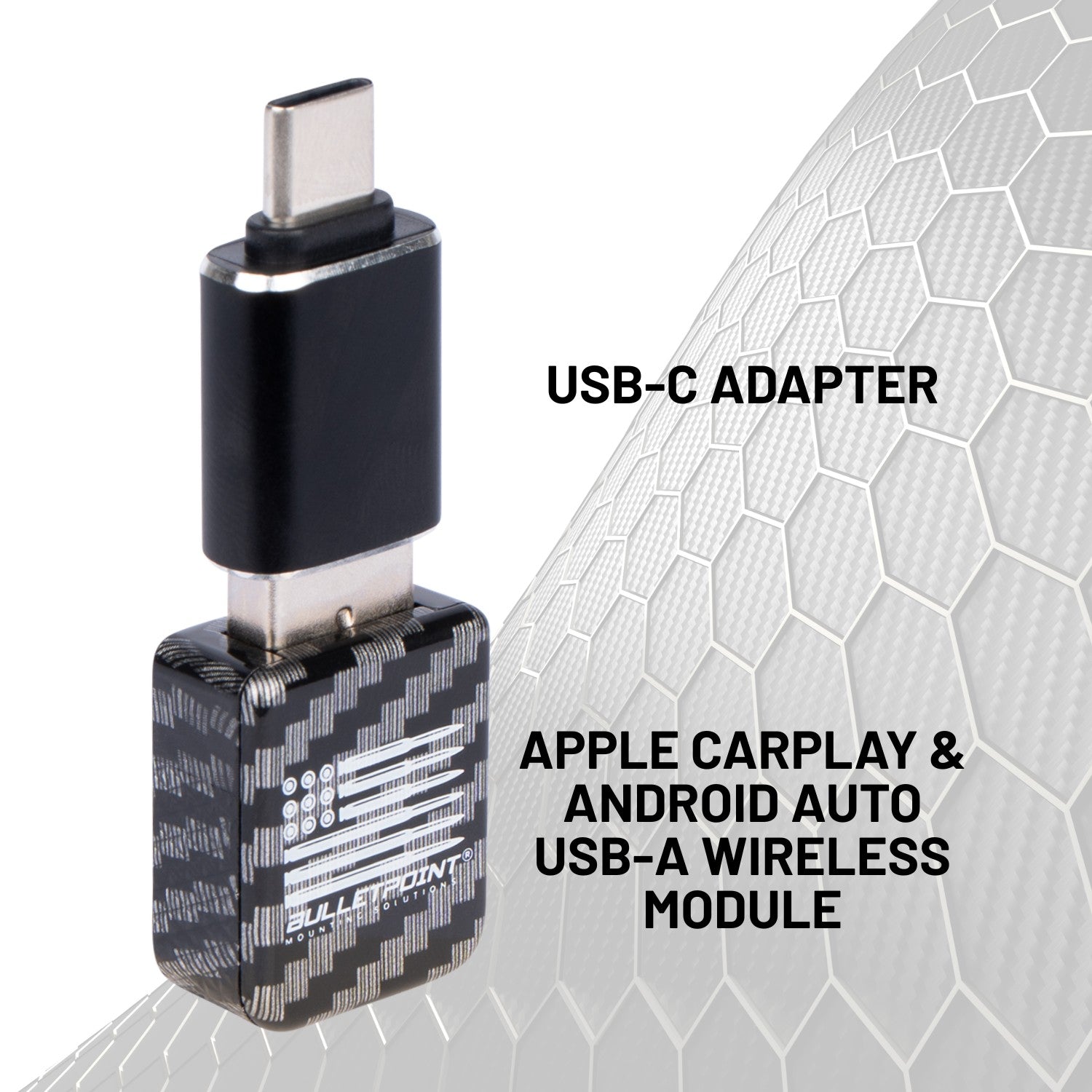 Bulletpoint Wireless Apple CarPlay & Android Auto USB Plug & Play Adapter