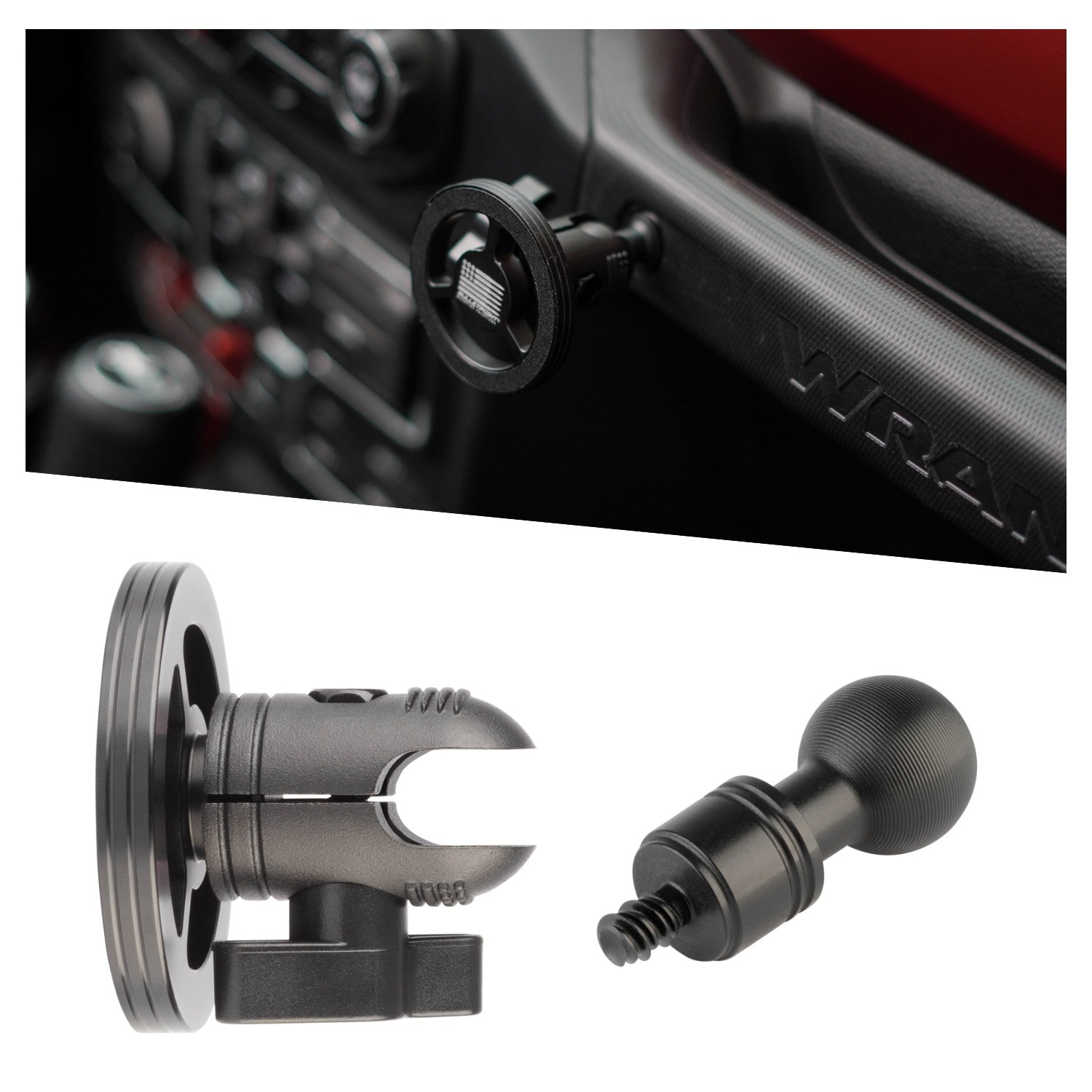 2018-2023 Jeep Wrangler JL + 2020-2023 Jeep Gladiator Grab Bar Mounting Point