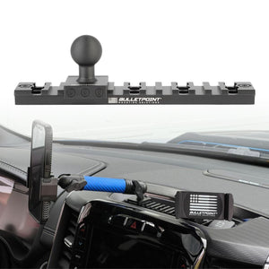 Bulletpoint Picatinny-Style Rail Attachments for RubiGrid® Dash Mounts (various sizes)