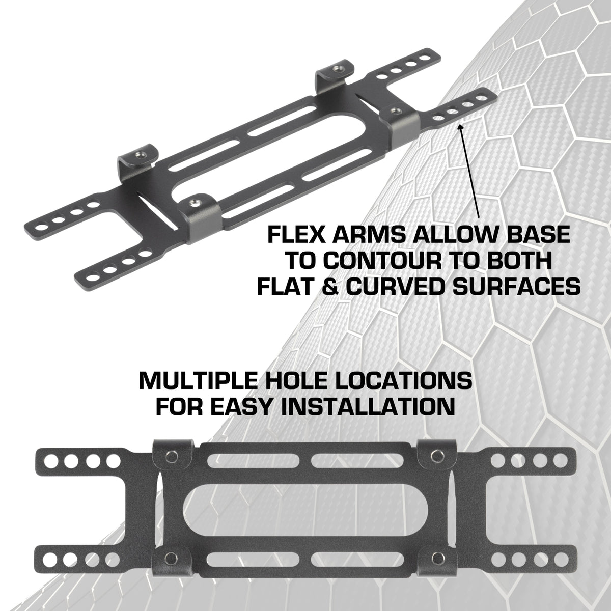 RubiGrid® Universal Dash Mount Phone + Device Holder with 4-Ball Capacity