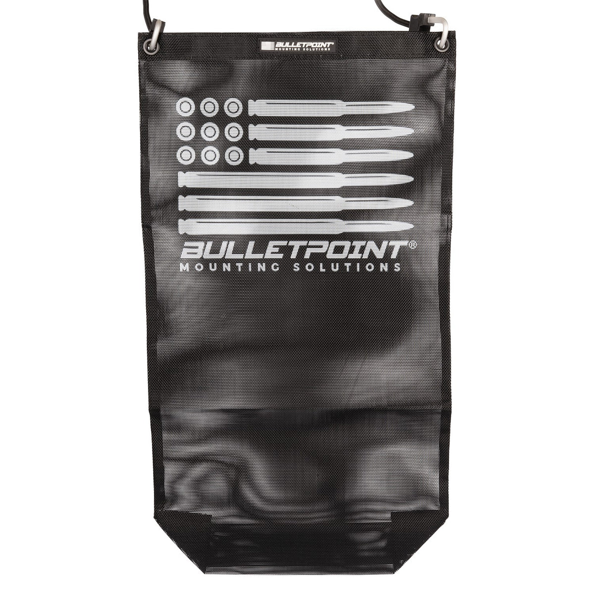 Bulletpoint Spare Tire Hanging Mesh Bag with Dual Carabiner Bungee Cord