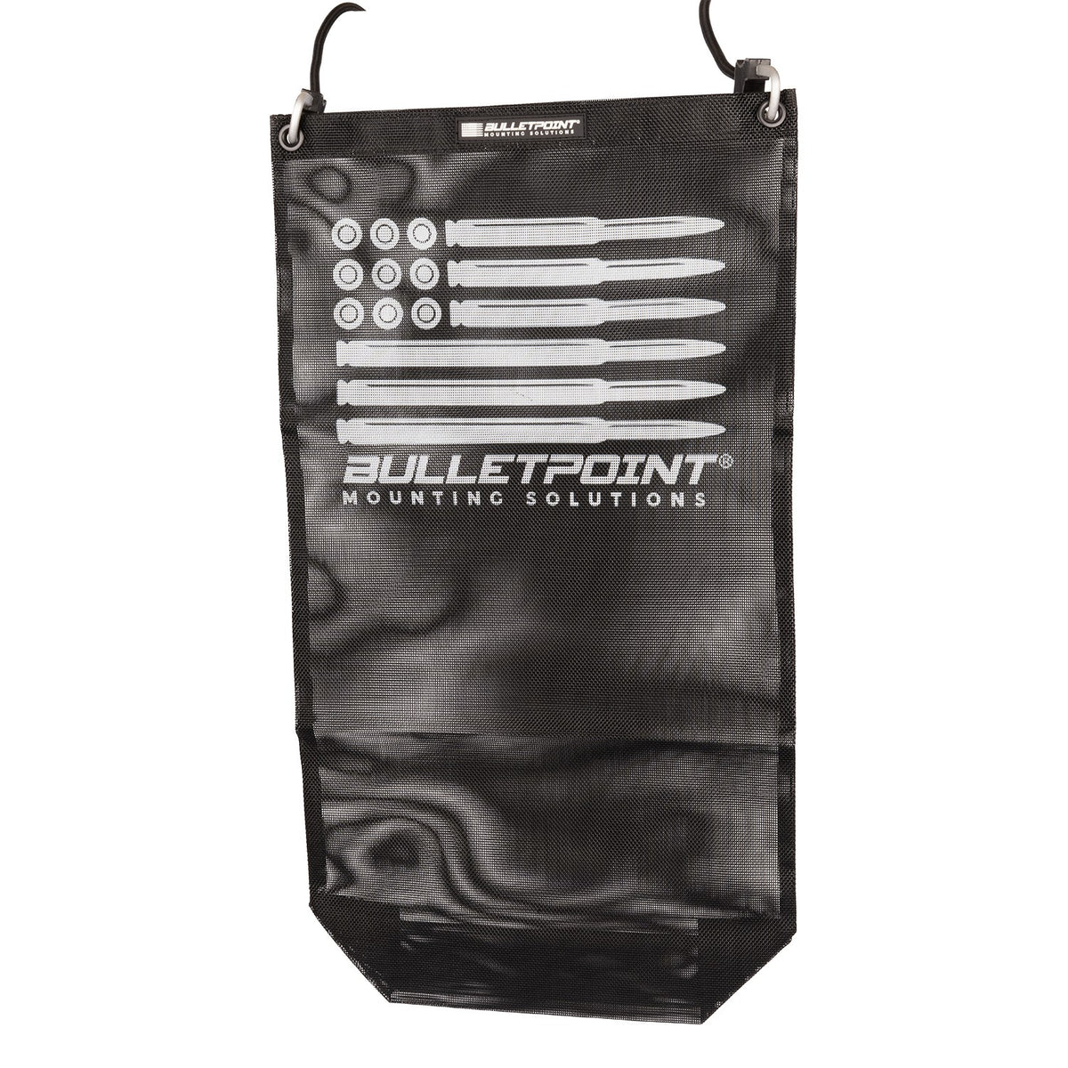 Bulletpoint Spare Tire Hanging Mesh Bag with Dual Carabiner Bungee Cord