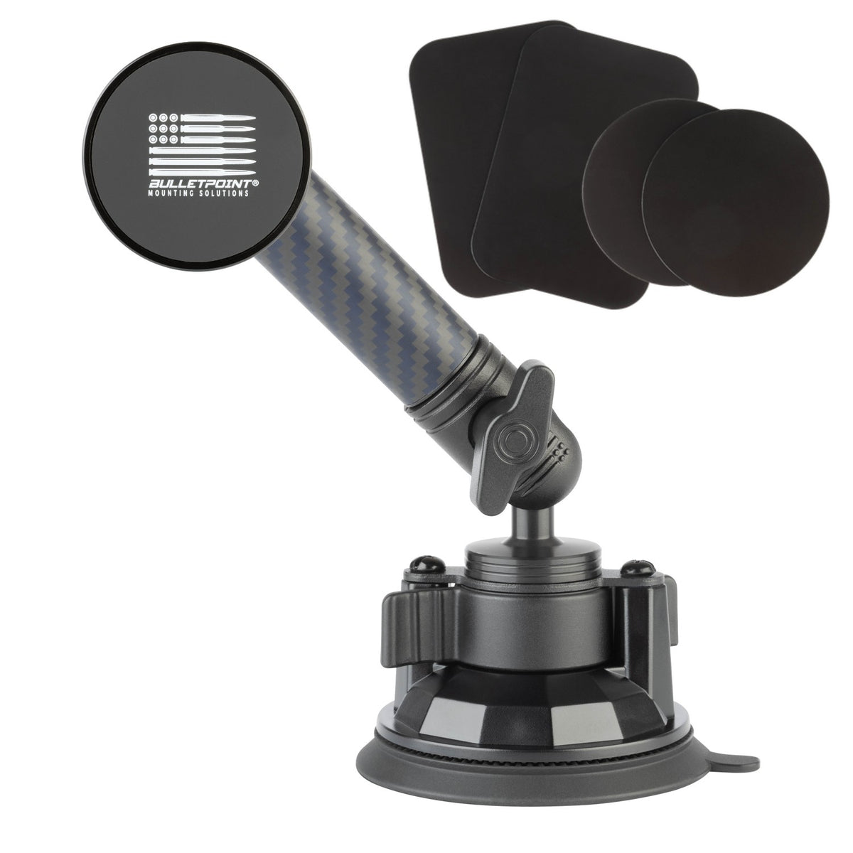Suction Cup Mount 3.4&quot; Diameter with Integrated 20mm Mounting Ball