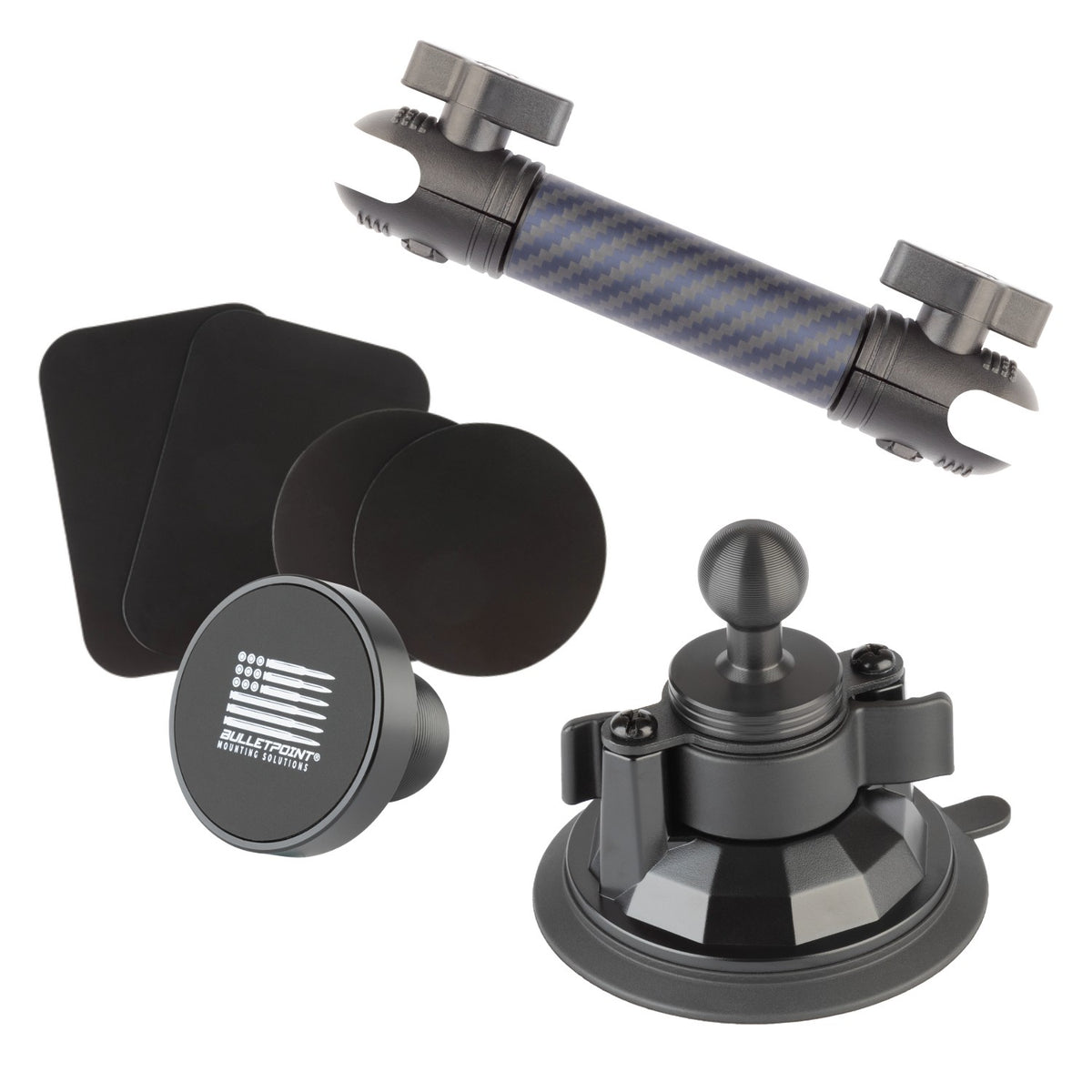 Suction Cup Mount 3.4&quot; Diameter with Integrated 20mm Mounting Ball