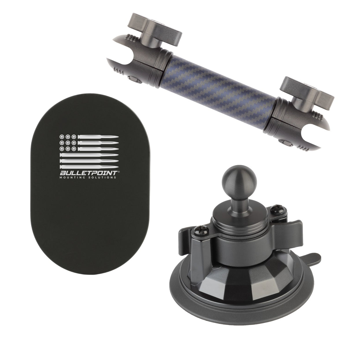 Suction Cup Mount 3.4&quot; Diameter with Integrated 20mm Mounting Ball