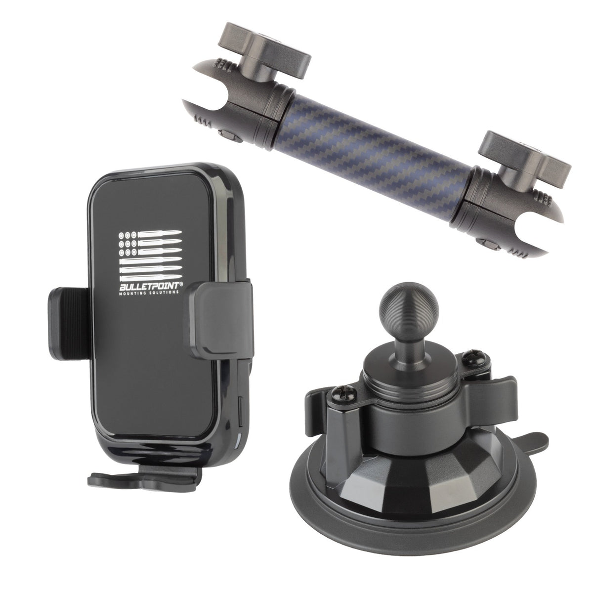 Suction Cup Mount 3.4&quot; Diameter with Integrated 20mm Mounting Ball
