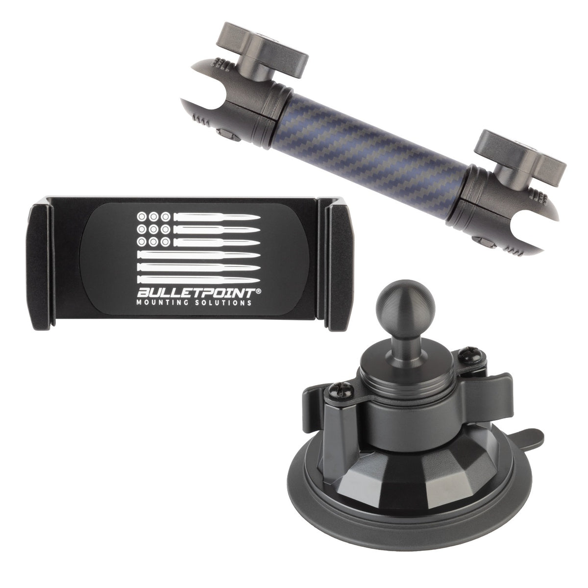 Suction Cup Mount 3.4&quot; Diameter with Integrated 20mm Mounting Ball