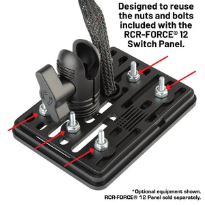 Switch Pros RCR-FORCE 12 Switch Panel Mount with 20mm Connector Nubby Edition