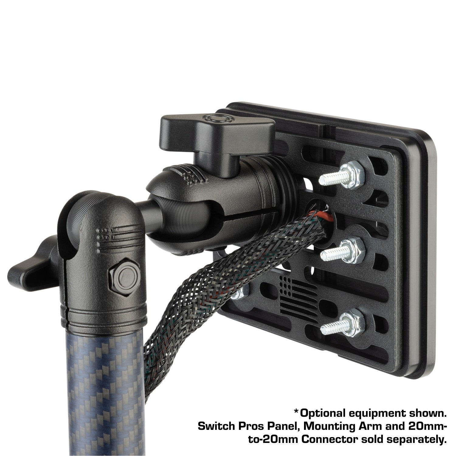 Point Switch Panel Switch Pros RCR-FORCE 12 Switch Panel Mount with 20mm Connector Nubby ...