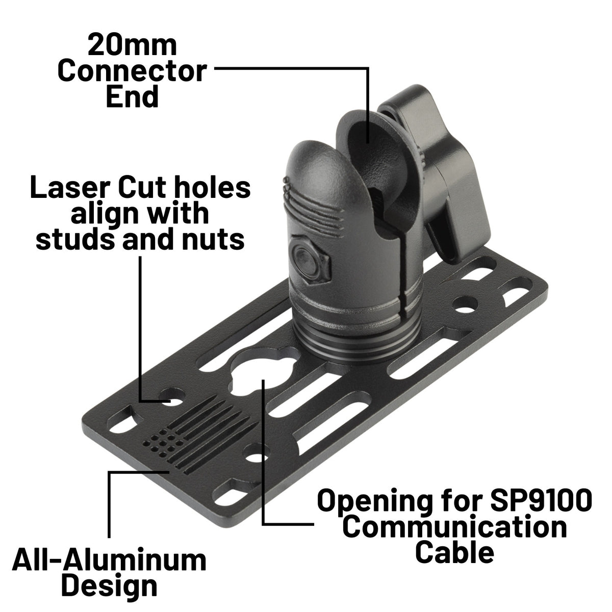 Switch Pros SP9100 Switch Panel Mount with 20mm Connector Nubby Edition