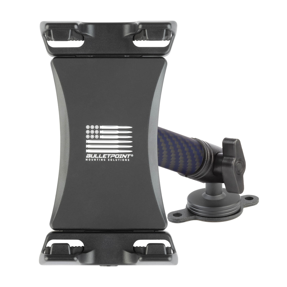 2-Hole AMPS Ball + 4cm Mounting Arm + Device Holder Kit for RubiGrid® Dash Mounts