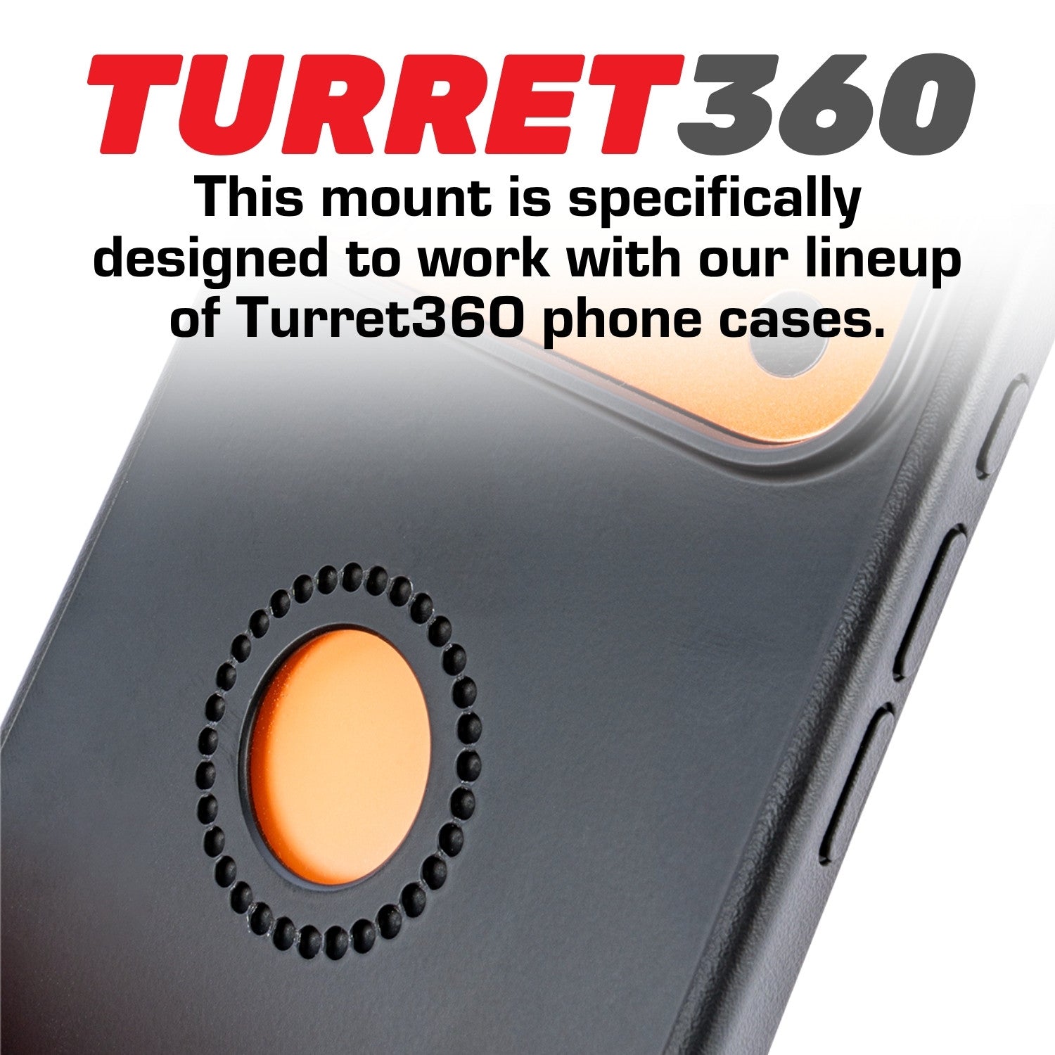 Turret360 Quick-Release Case Adapter Mount with 20mm Ball