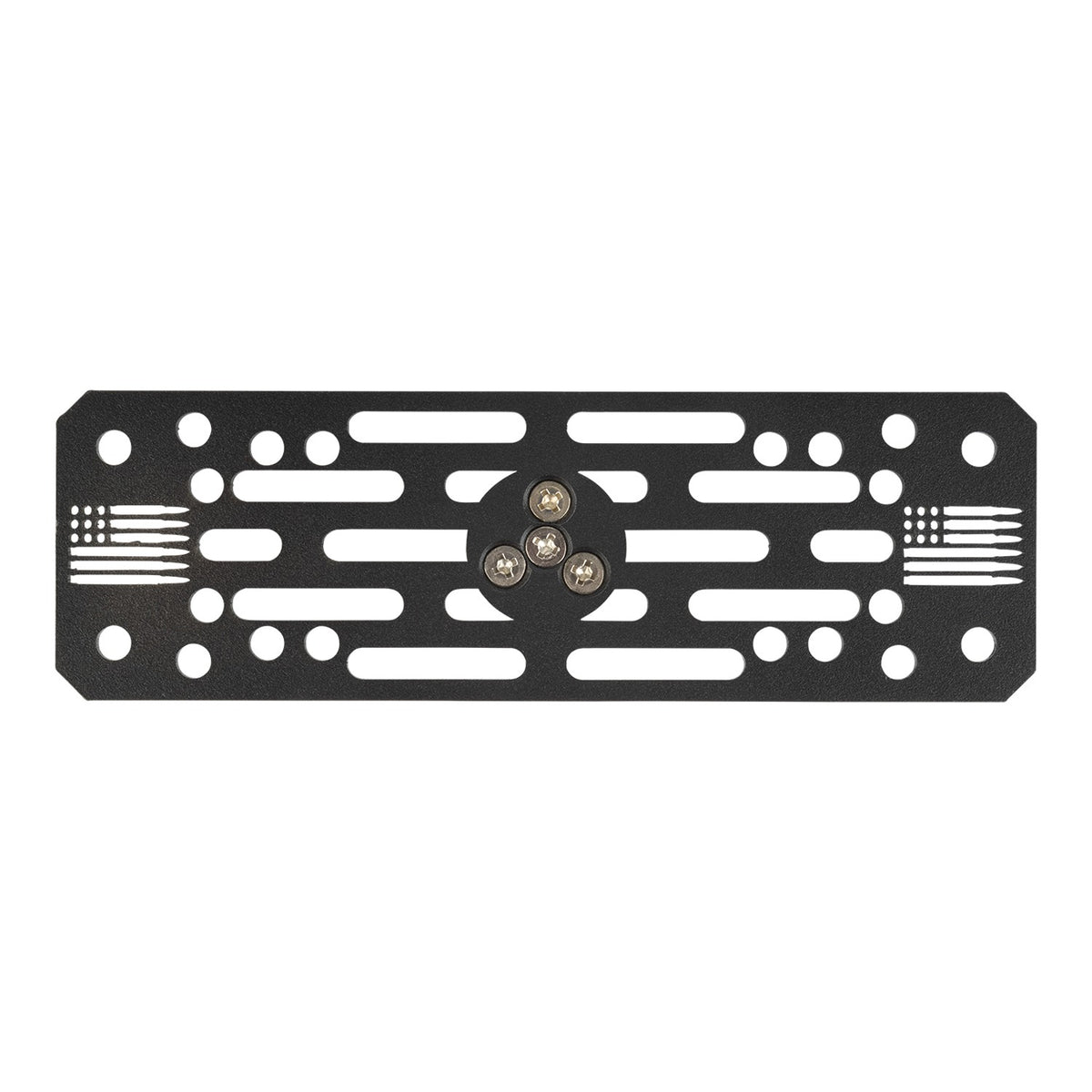 Universal Fish Finder Mount with 20mm Ball - Aluminum Marine Device Plate compatible with Garmin / Lowrance / Humminbird / Raymarine